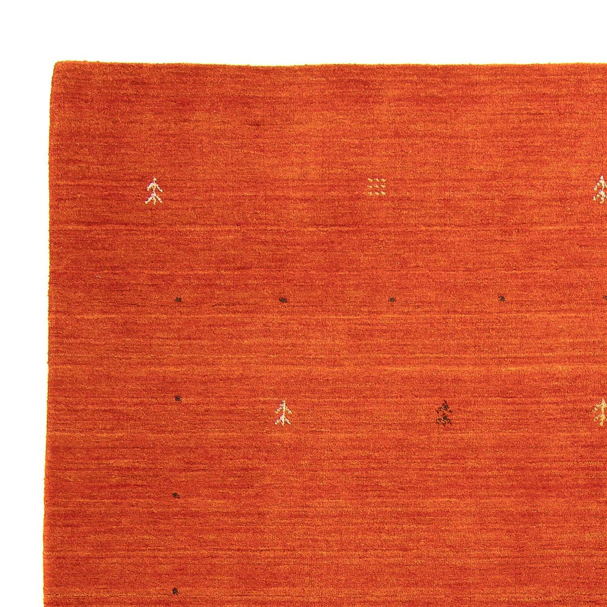 Tapis Gabbeh - Loribaft Softy - 243 x 171 cm - rouge foncé