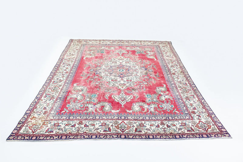 Tapis persan - Tabriz - 393 x 285 cm - rouge