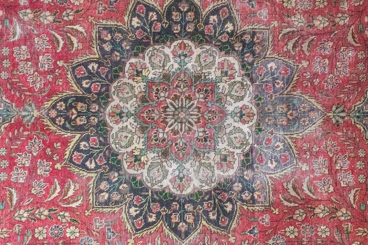 Tapis persan - Tabriz - 330 x 246 cm - rouge