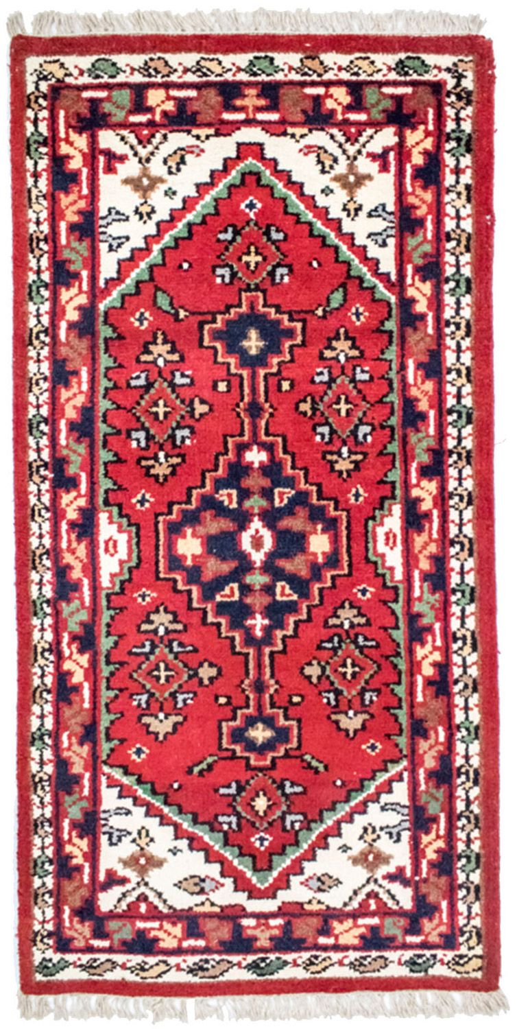 Tapis oriental - 160 x 90 cm - rouge