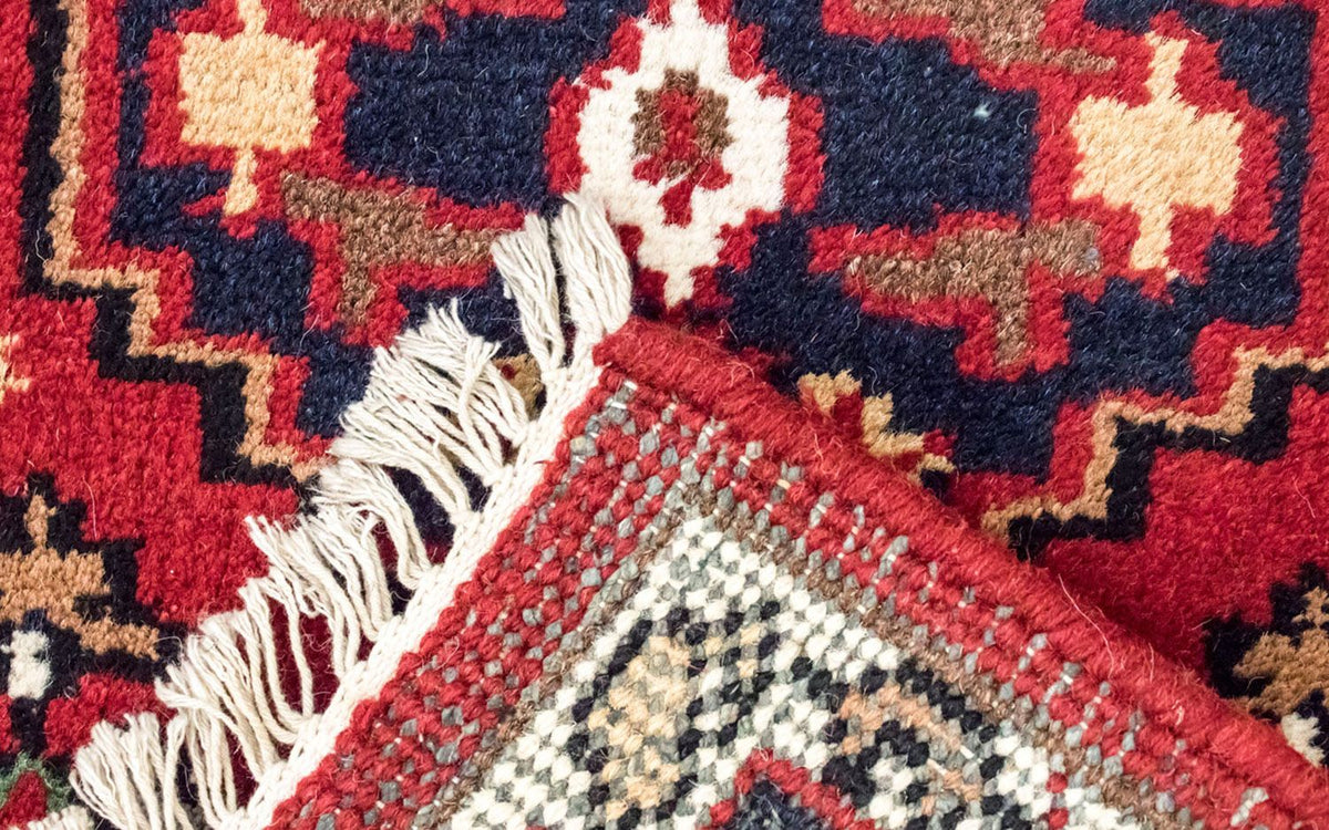 Tapis oriental - 160 x 90 cm - rouge