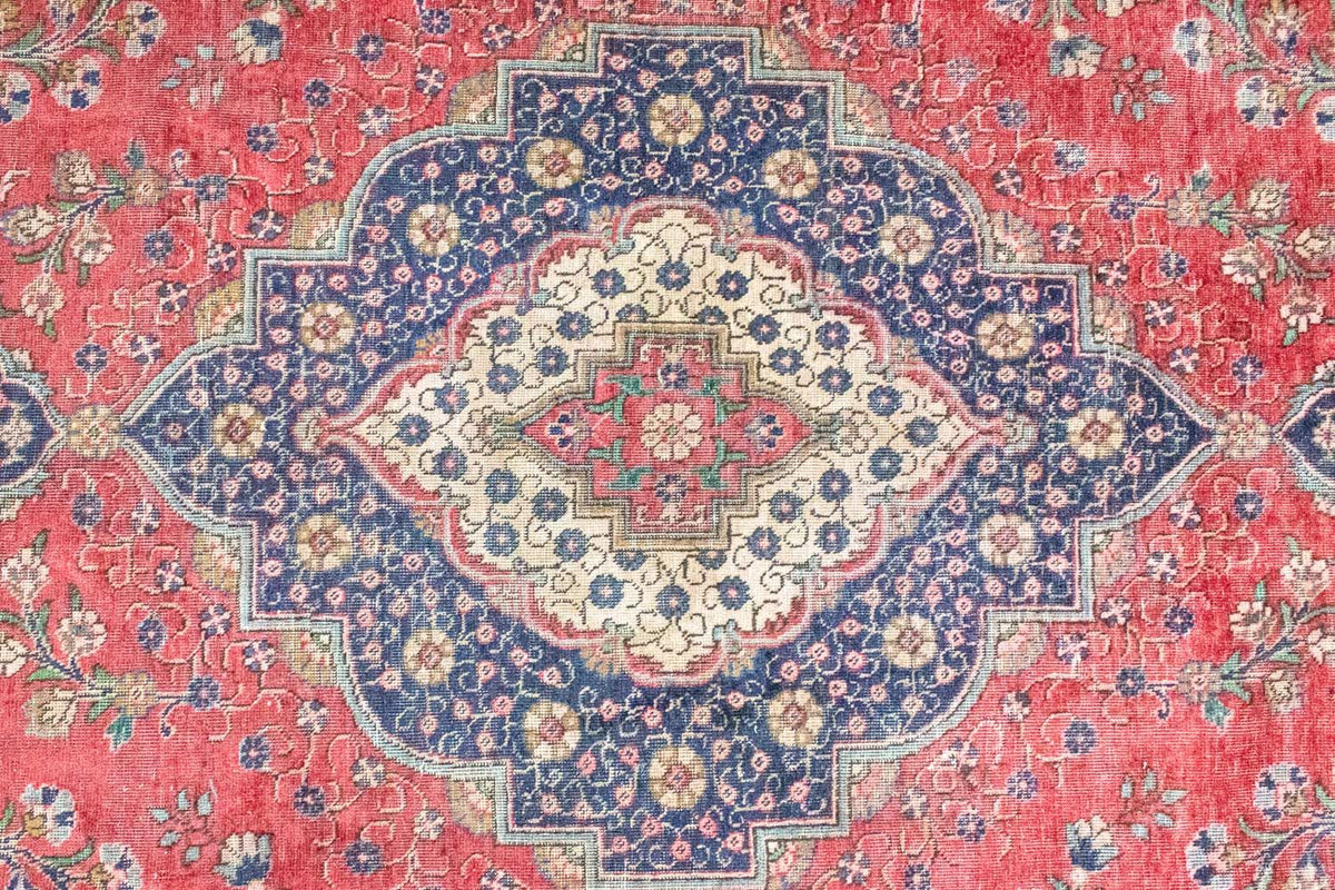 Tapis persan - Tabriz - 377 x 281 cm - rouge