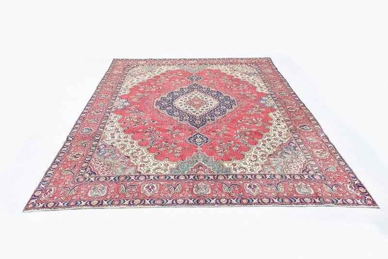 Tapis persan - Tabriz - 377 x 281 cm - rouge