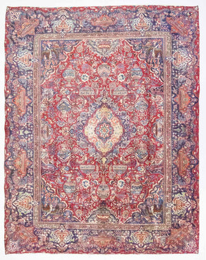 Tapis persan - Classique - 377 x 290 cm - rouge
