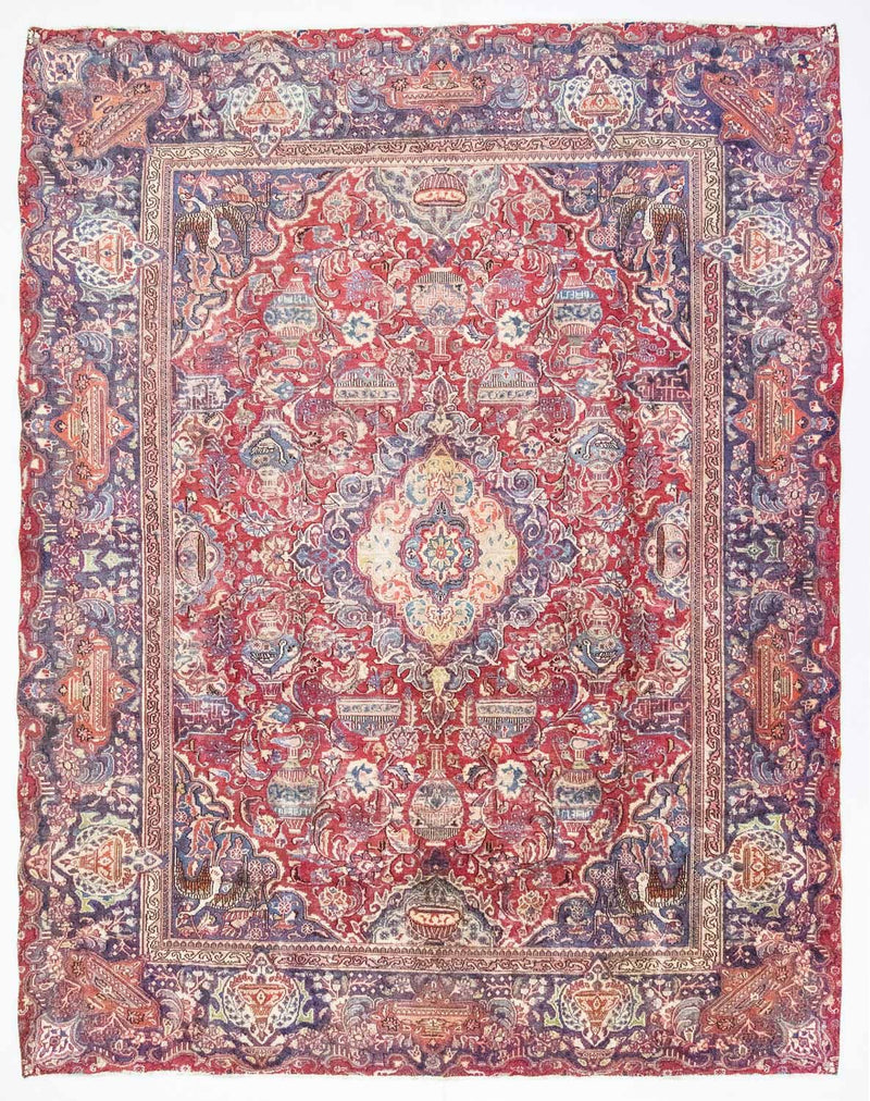 Tapis persan - Classique - 377 x 290 cm - rouge