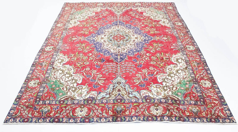 Tapis persan - Tabriz - 377 x 277 cm - rouge