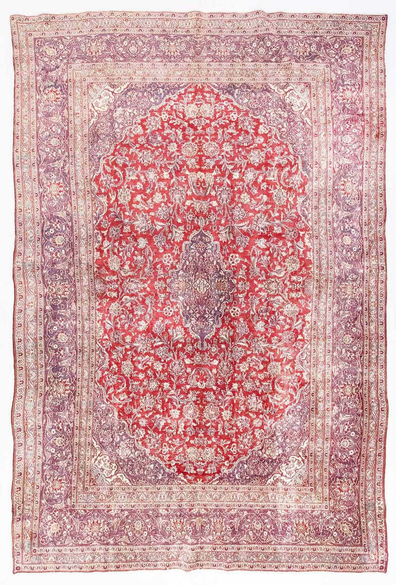 Tapis persan - Keshan - 382 x 243 cm - rouge