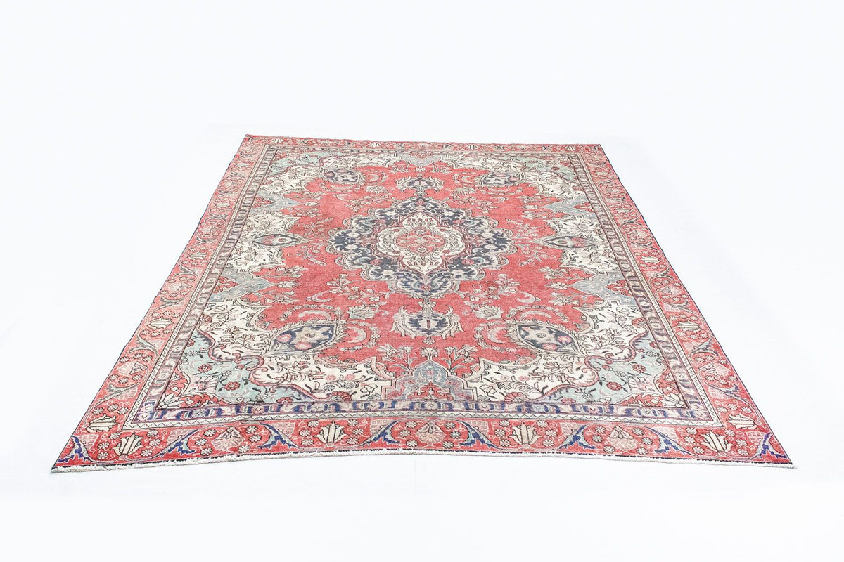 Tapis persan - Tabriz - 345 x 266 cm - rouge