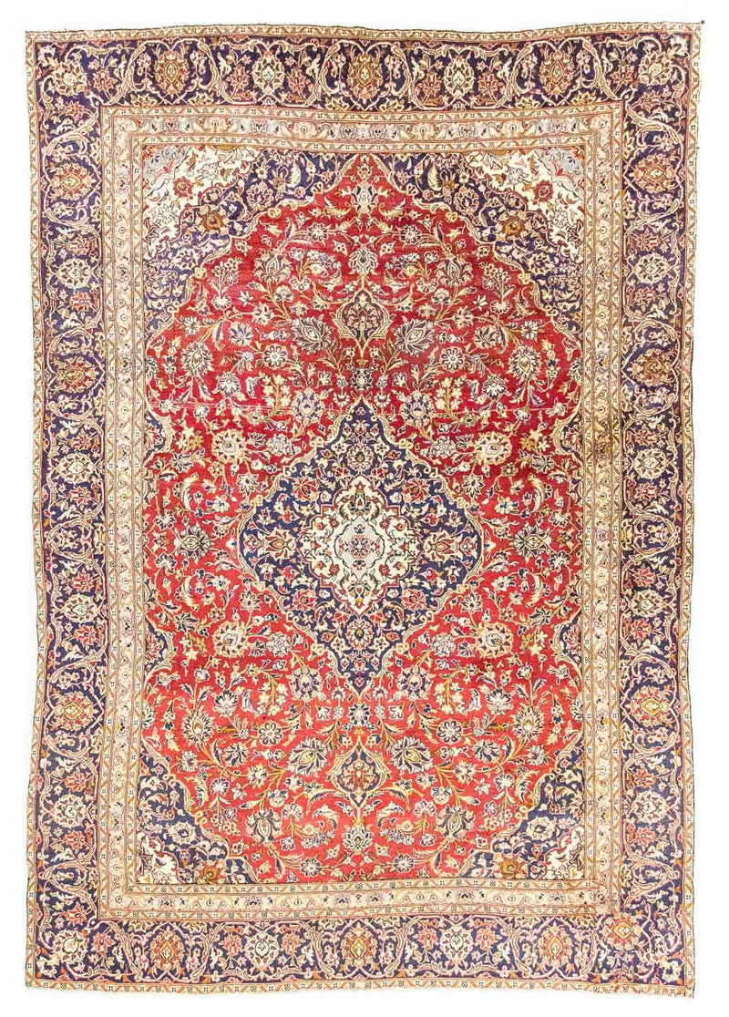 Tapis persan - Keshan - 385 x 260 cm - rouge