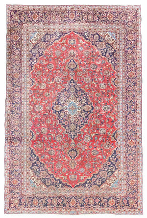 Tapis persan - Keshan - 410 x 274 cm - rouge