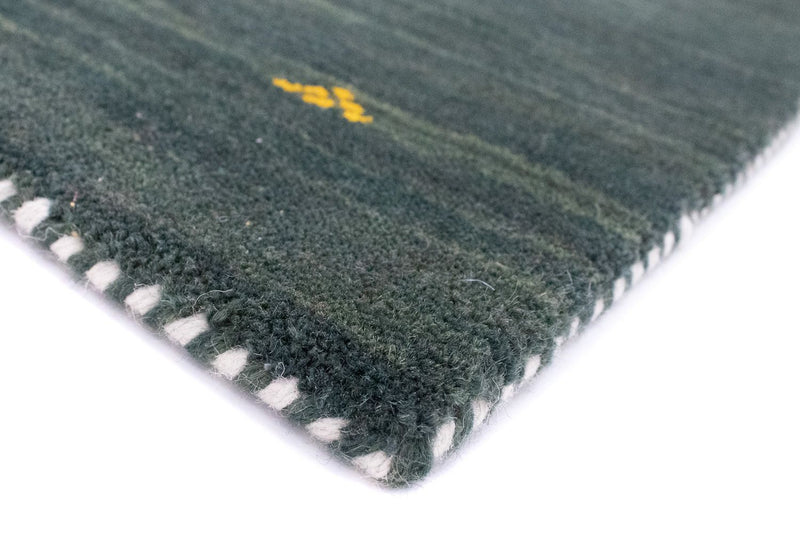 Tapis de couloir Tapis Gabbeh - Softy - 184 x 62 cm - vert