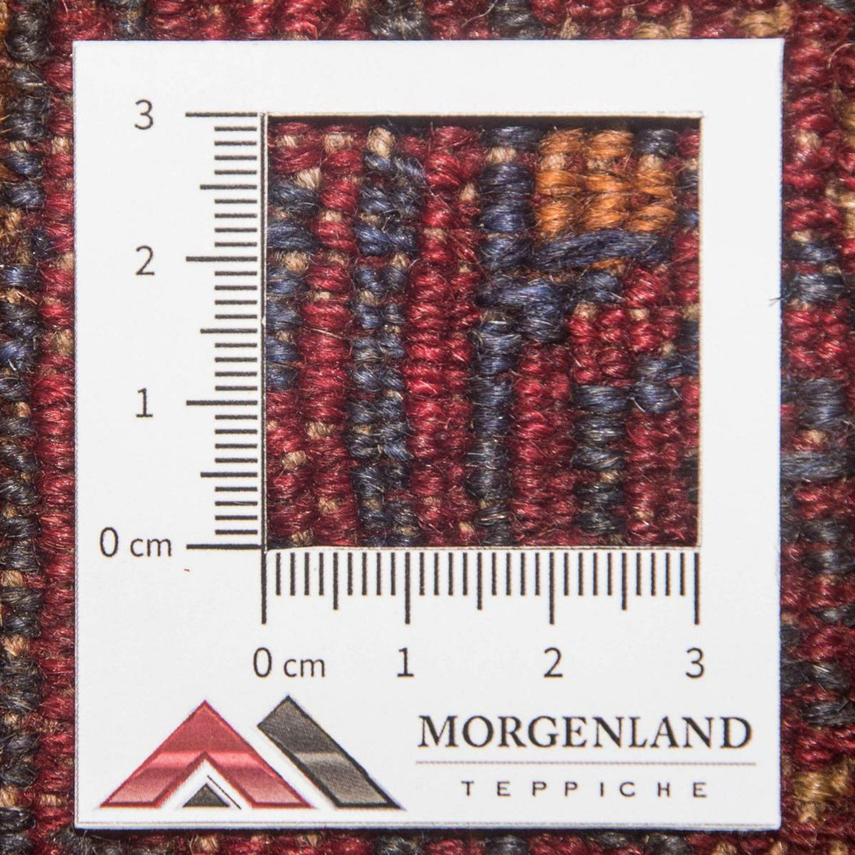 Tapis Kelim - Oriental carré - 123 x 114 cm - rouge