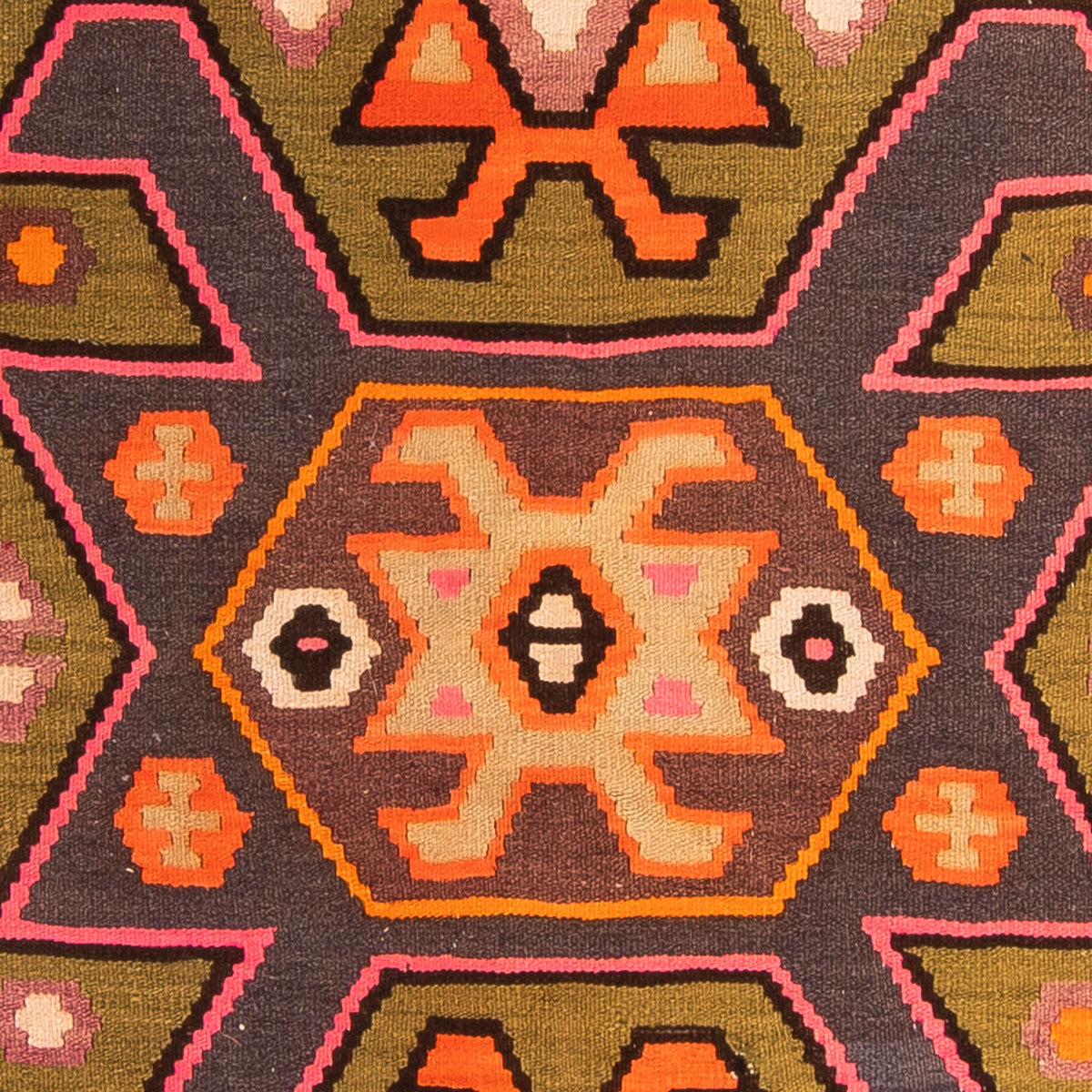 Tapis de couloir Tapis Kelim - Vieux - 305 x 145 cm - multicolore