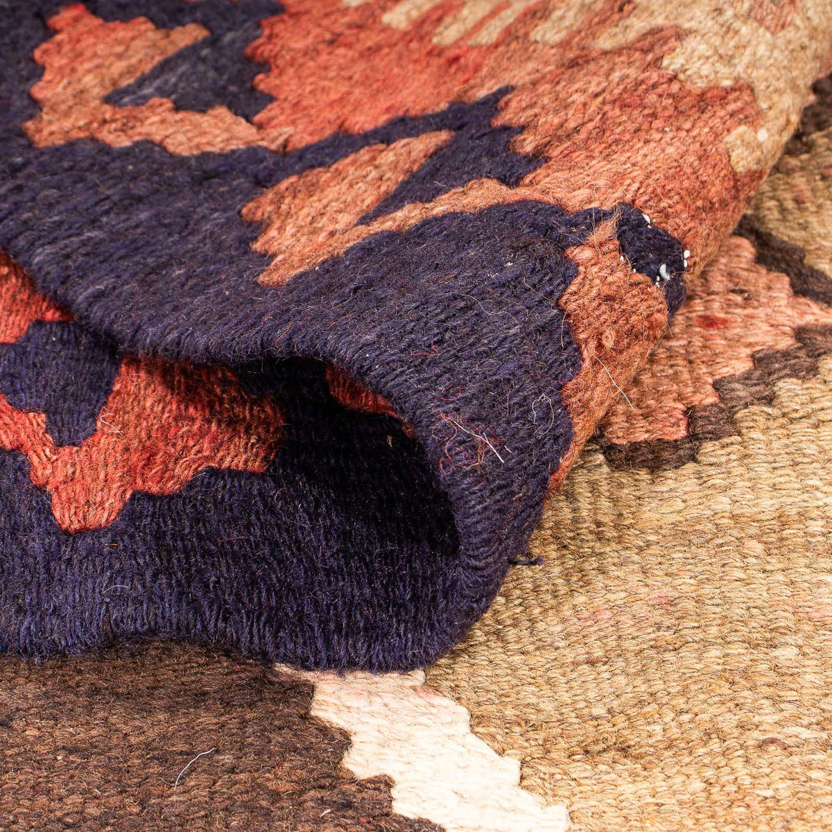 Tapis de couloir Tapis Kelim - Vieux - 310 x 180 cm - multicolore