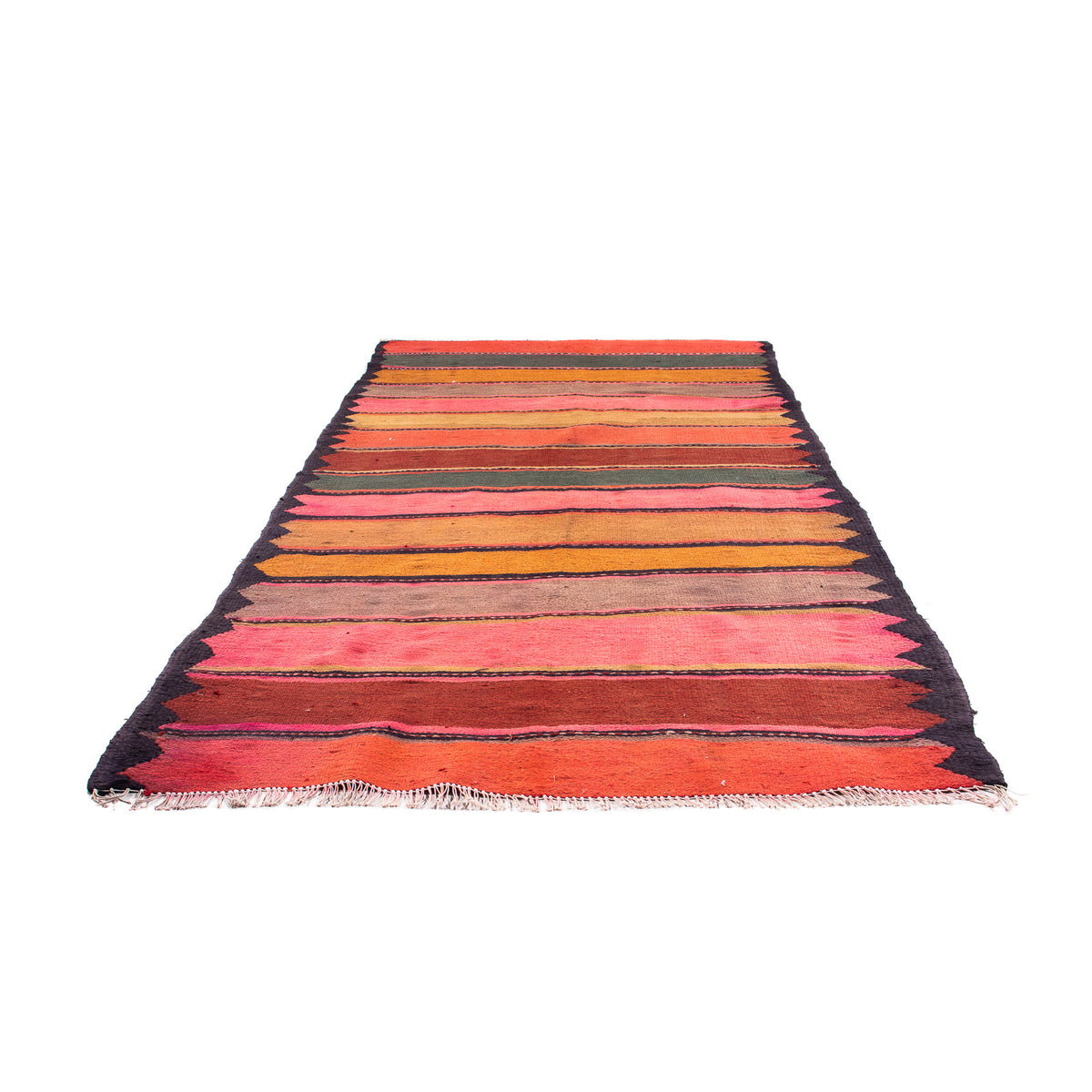 Tapis de couloir Tapis Kelim - Vieux - 290 x 155 cm - multicolore