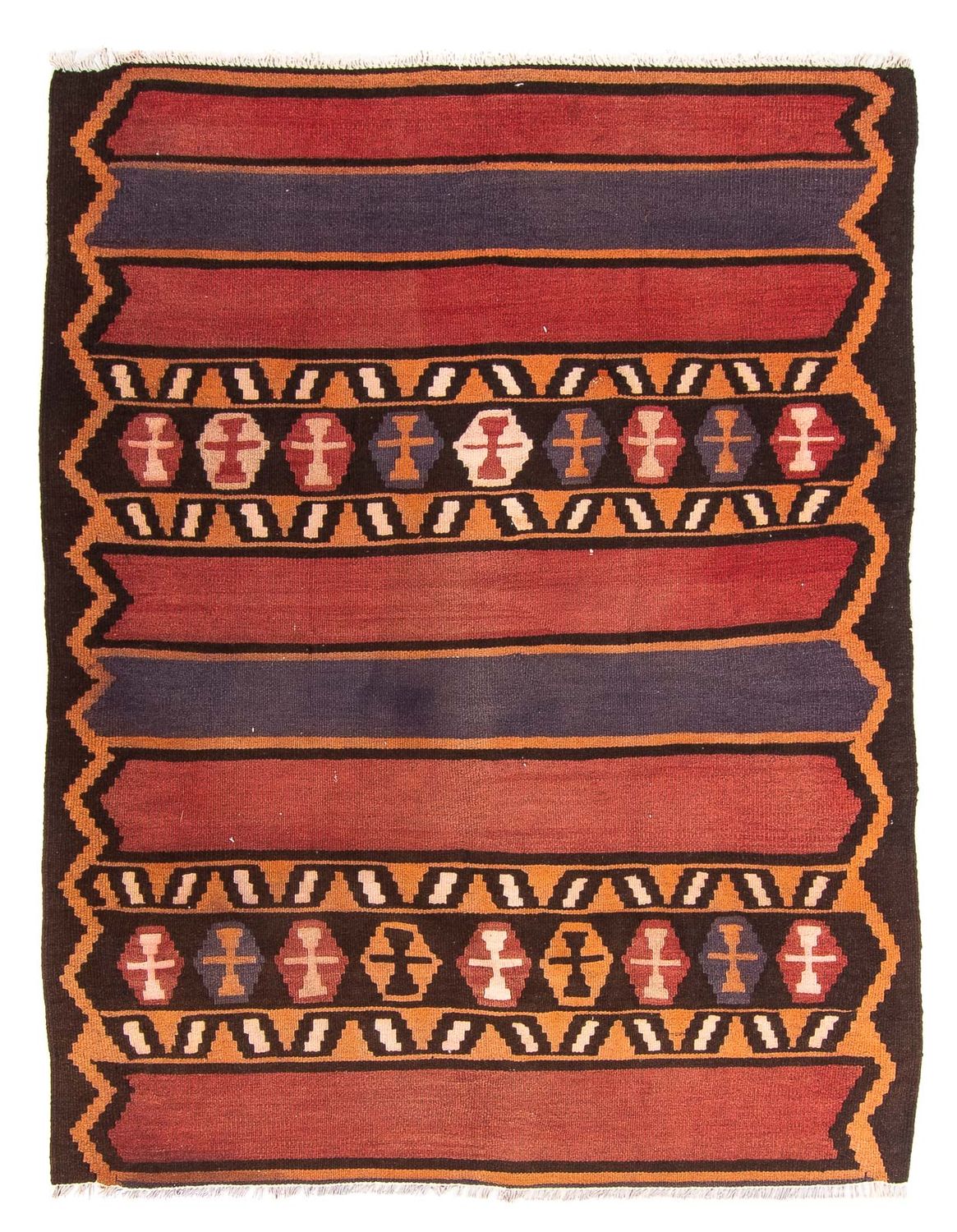 Tapis Kelim - Vieux - 180 x 140 cm - multicolore