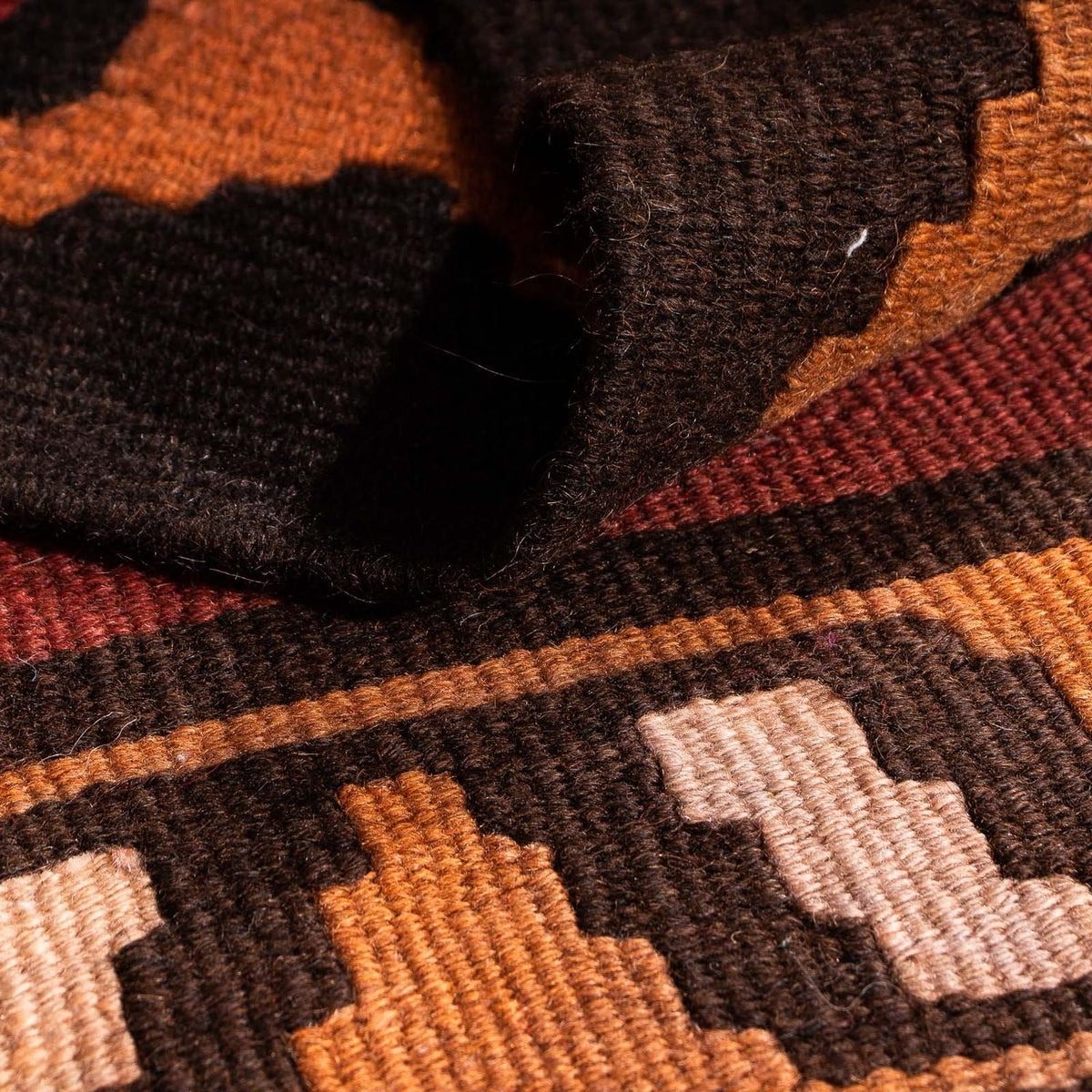 Tapis Kelim - Vieux - 180 x 140 cm - multicolore