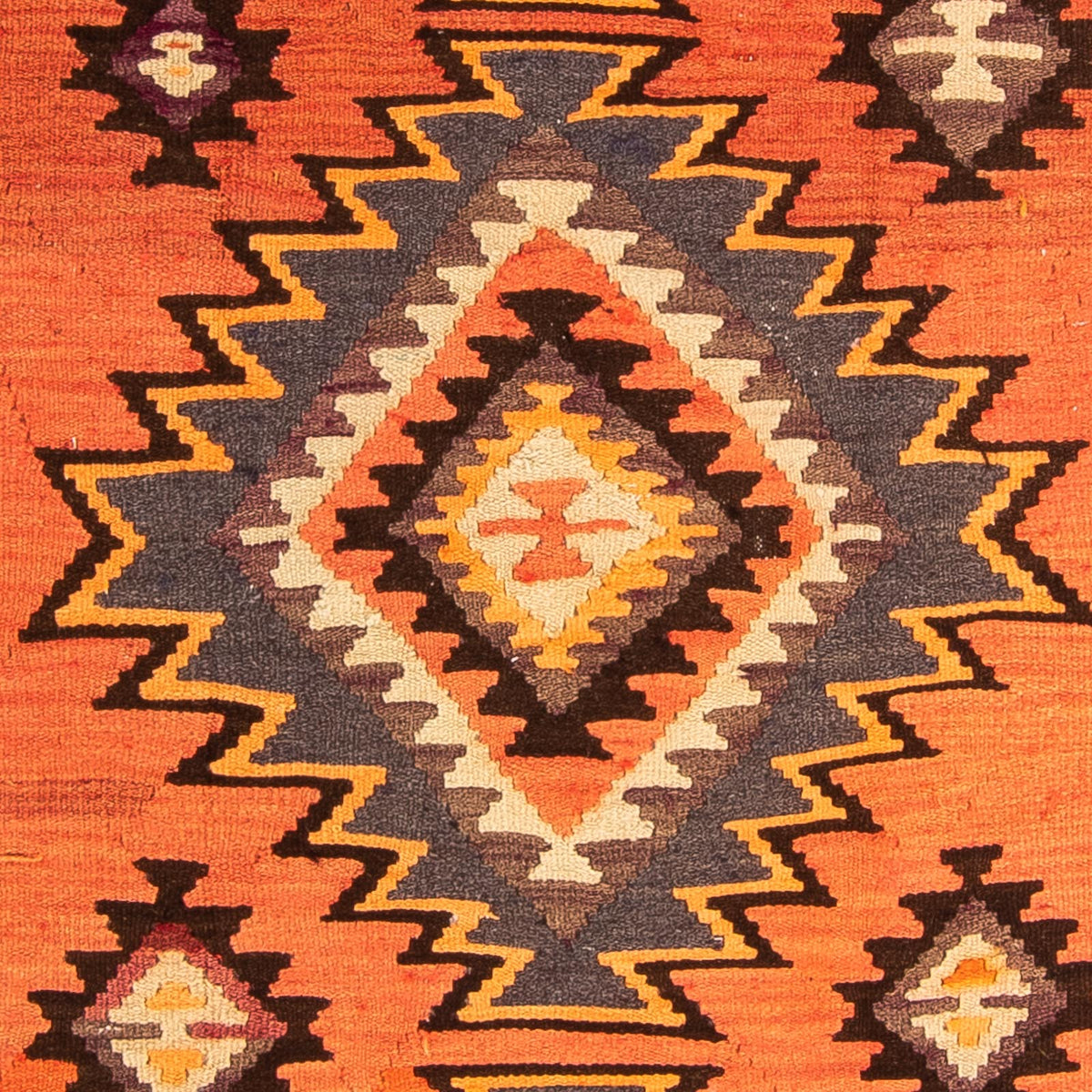 Tapis Kelim - Vieux - 260 x 130 cm - multicolore