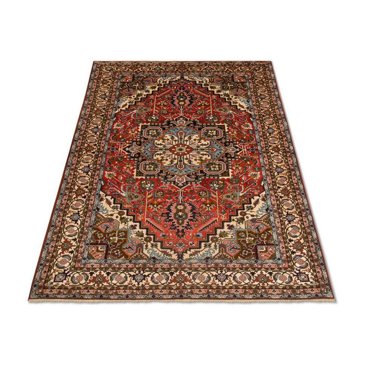 Tapis persan - Nomadic - 291 x 202 cm - rouge