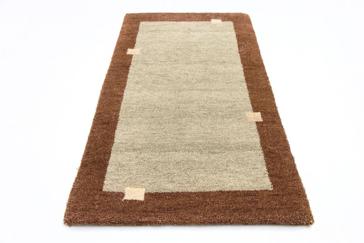 Tapis Gabbeh - Indus - 135 x 72 cm - beige