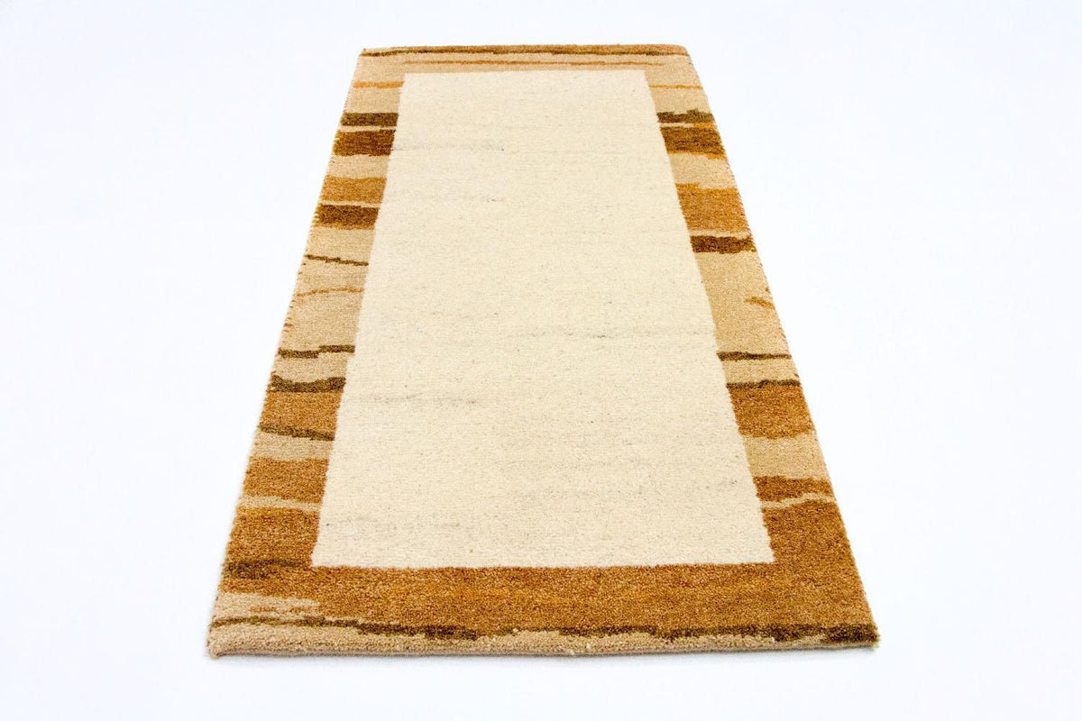 Tapis Gabbeh - Indus - 142 x 72 cm - beige