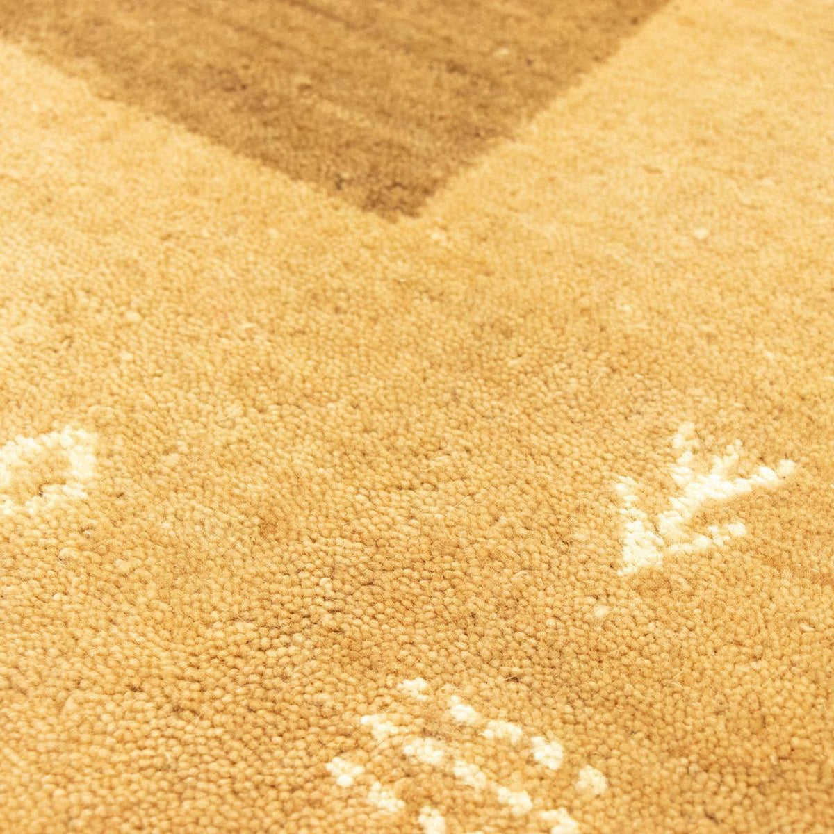 Tapis Gabbeh - Softy - 229 x 164 cm - beige foncé