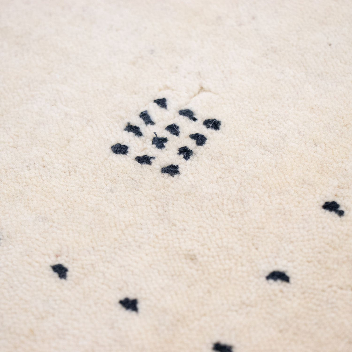 Tapis Gabbeh - Softy - 90 x 60 cm - blanc naturel