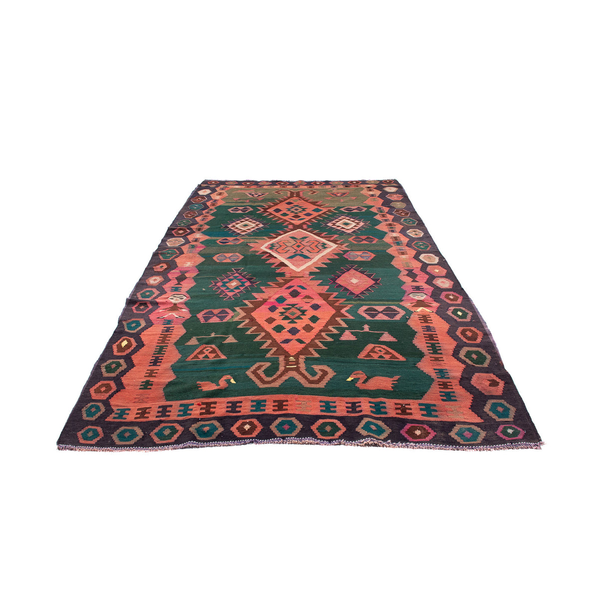 Tapis Kelim - Vieux - 310 x 175 cm - multicolore