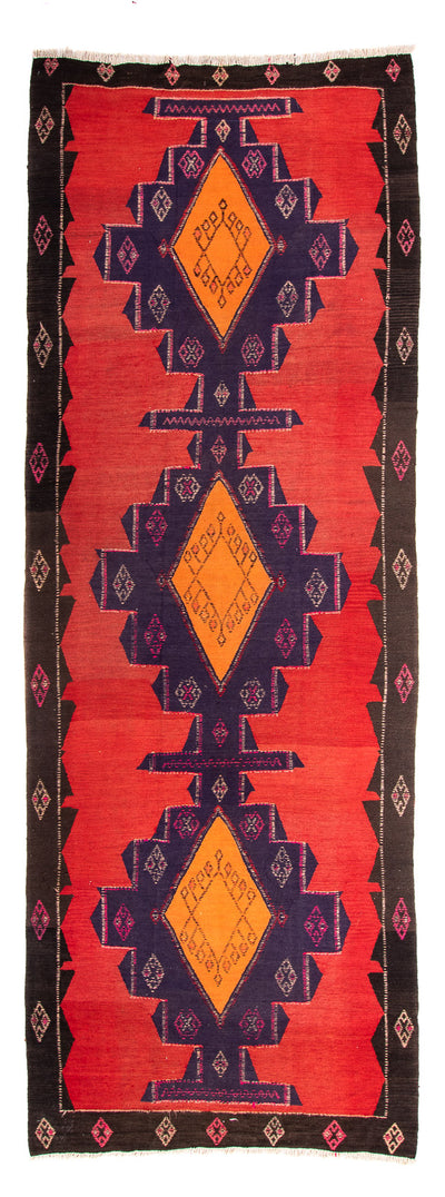 Kilim ancien 150x385cm - multicolore