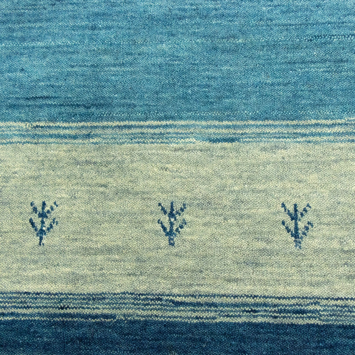 Tapis Gabbeh - Softy - 203 x 144 cm - bleu
