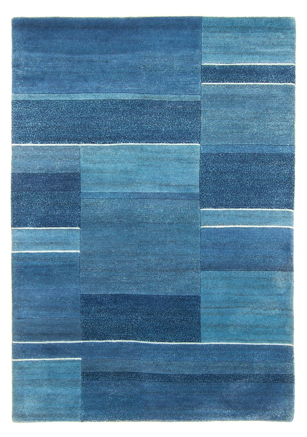 Tapis Népalais - 181 x 123 cm - bleu