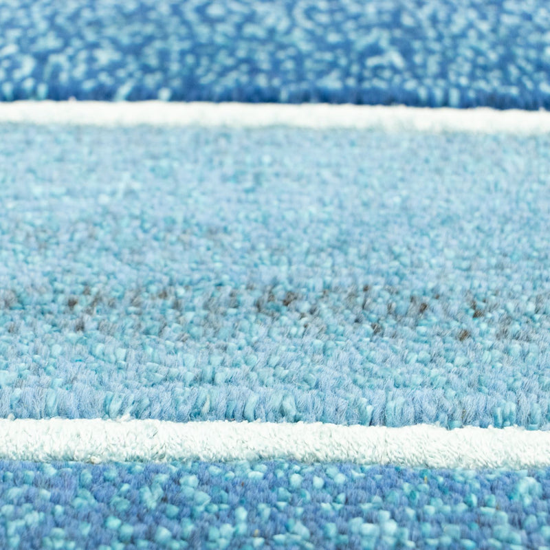 Tapis Népalais - 181 x 123 cm - bleu