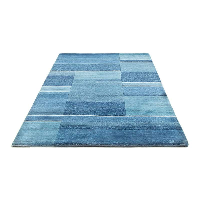Tapis Népalais - 181 x 123 cm - bleu