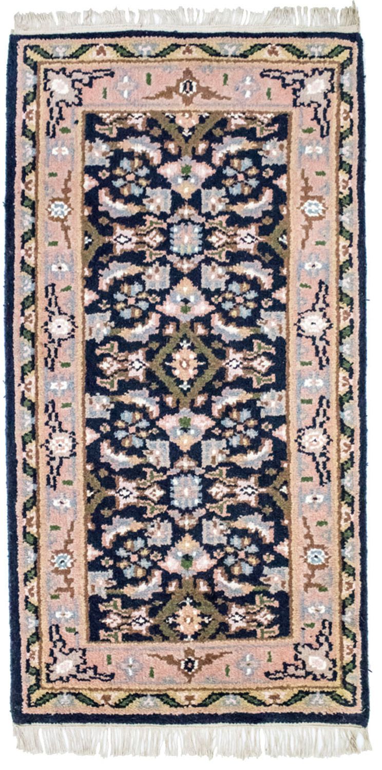 Tapis oriental - 160 x 90 cm - bleu