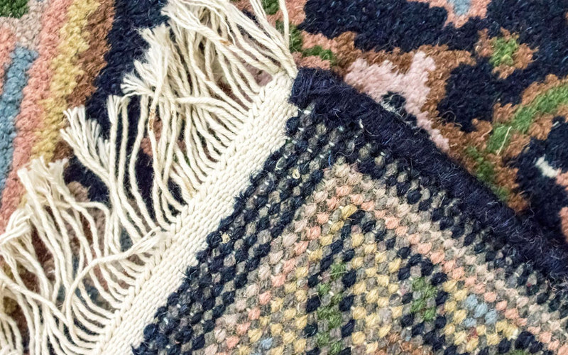 Tapis oriental - 160 x 90 cm - bleu