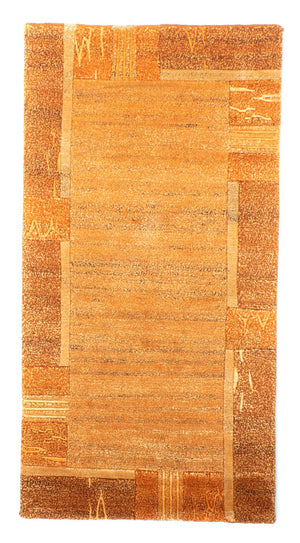 Tapis Népalais - 140 x 72 cm - orange