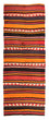 Tapis de couloir Tapis Kelim - Vieux - 295 x 120 cm - multicolore