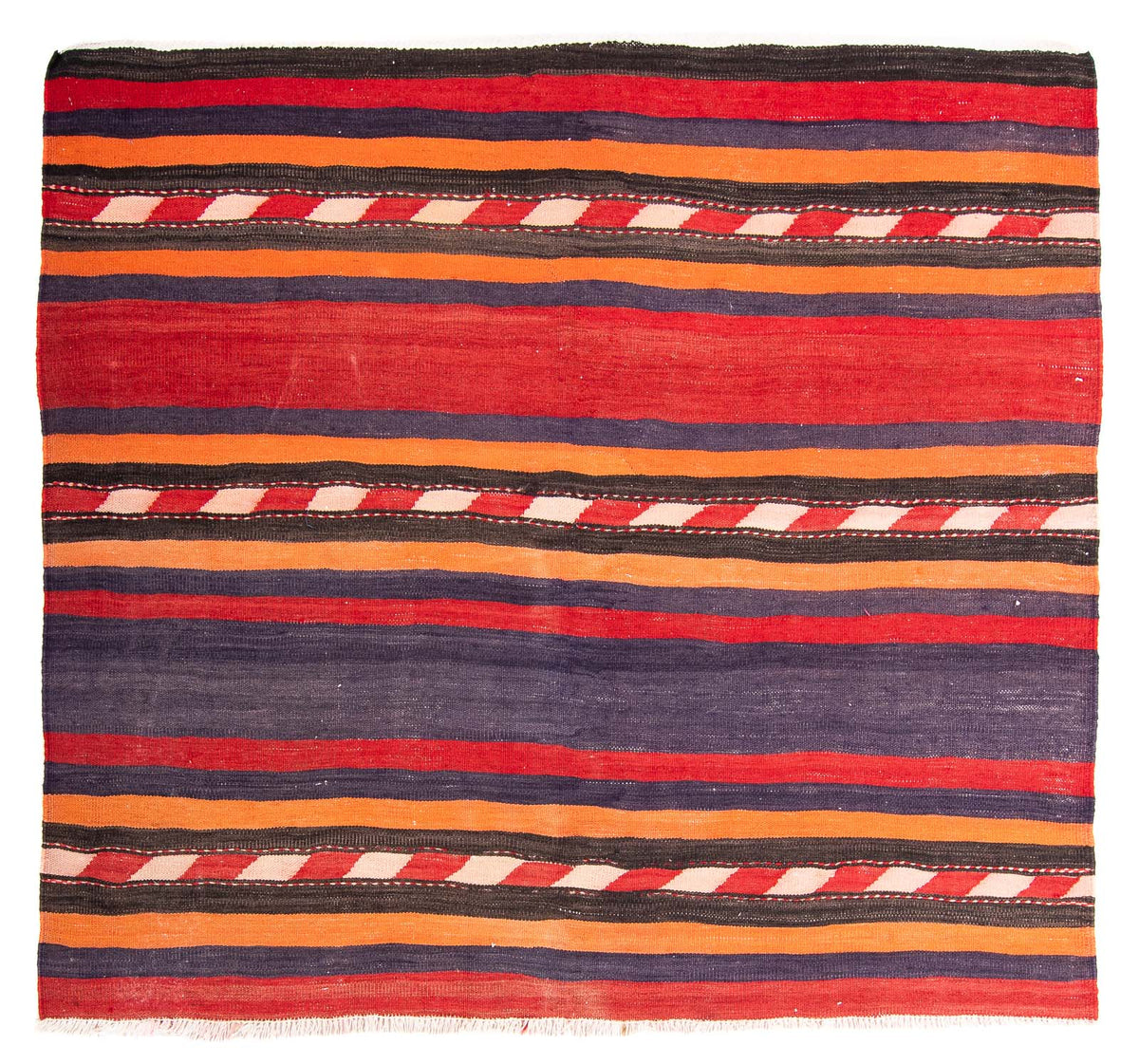 Tapis Kelim - Vieux - 165 x 150 cm - multicolore