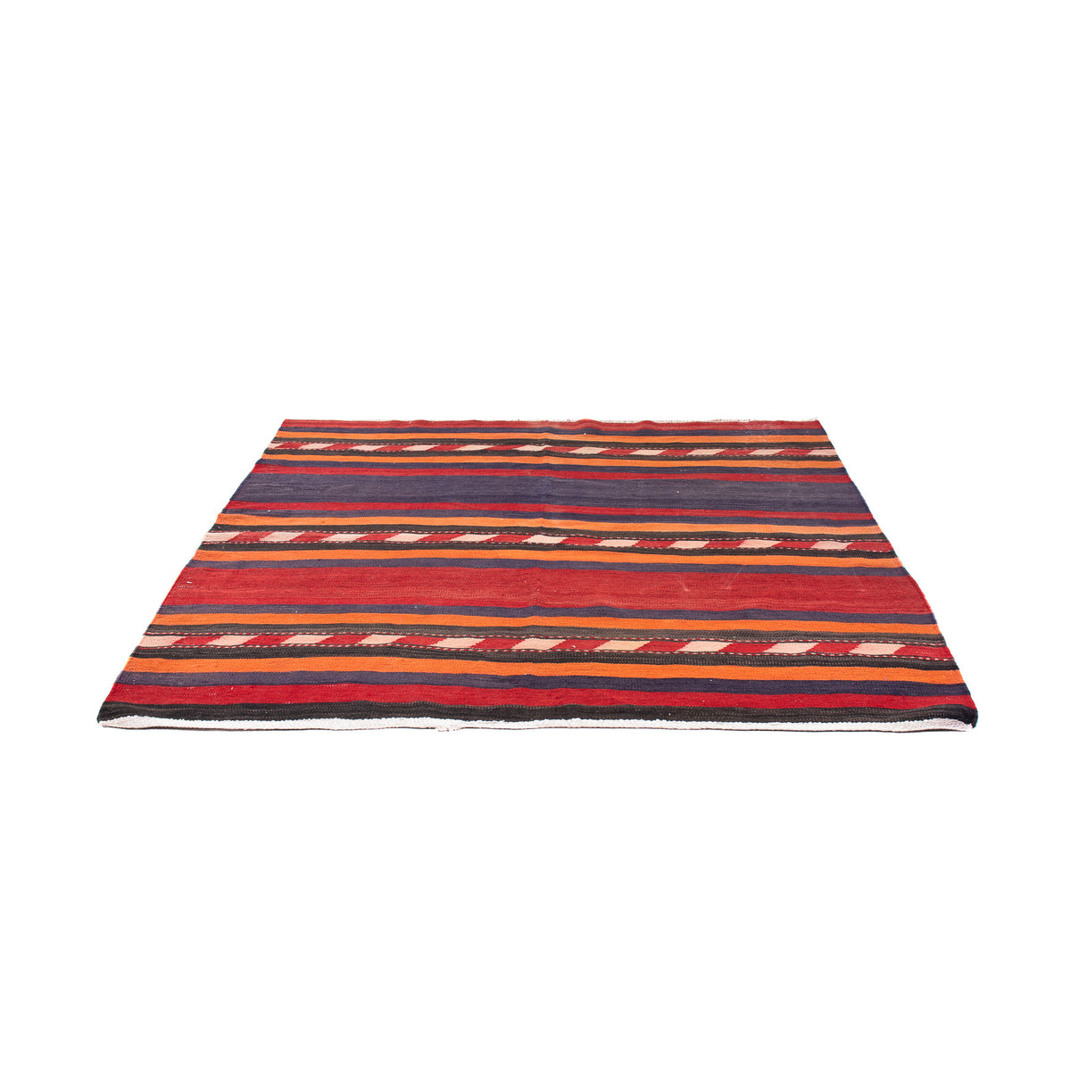 Tapis Kelim - Vieux - 165 x 150 cm - multicolore