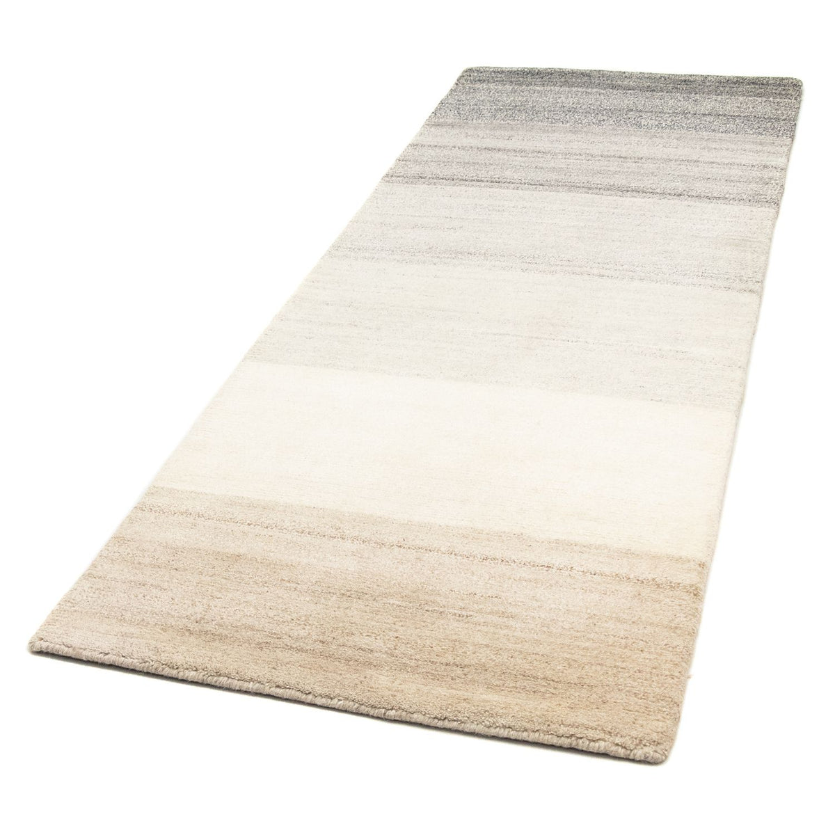 Tapis de couloir Tapis Népalais - 241 x 81 cm - naturel