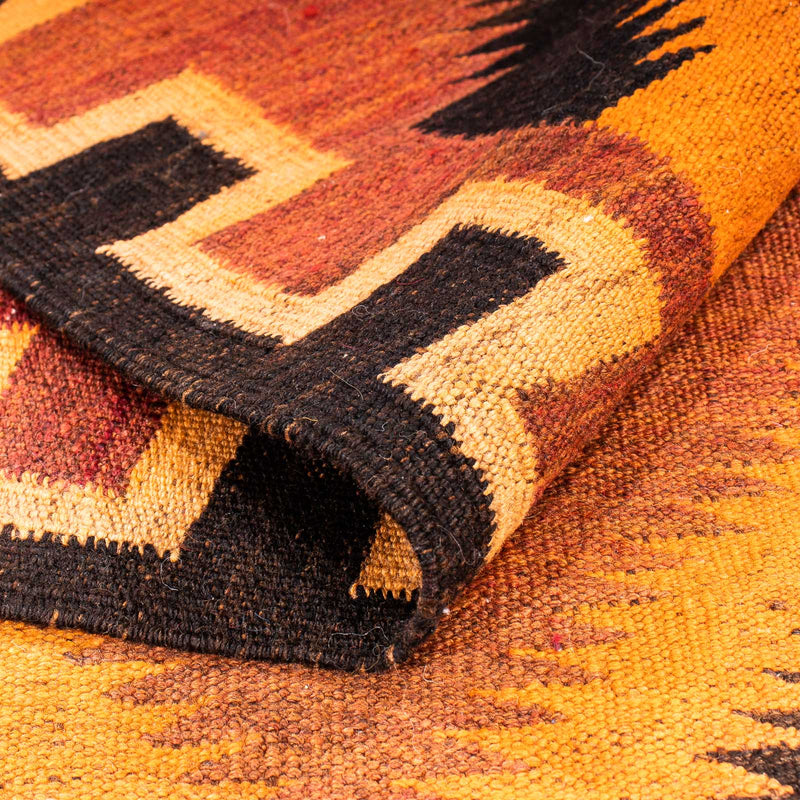 Tapis de couloir Tapis Kelim - Vieux - 320 x 140 cm - multicolore