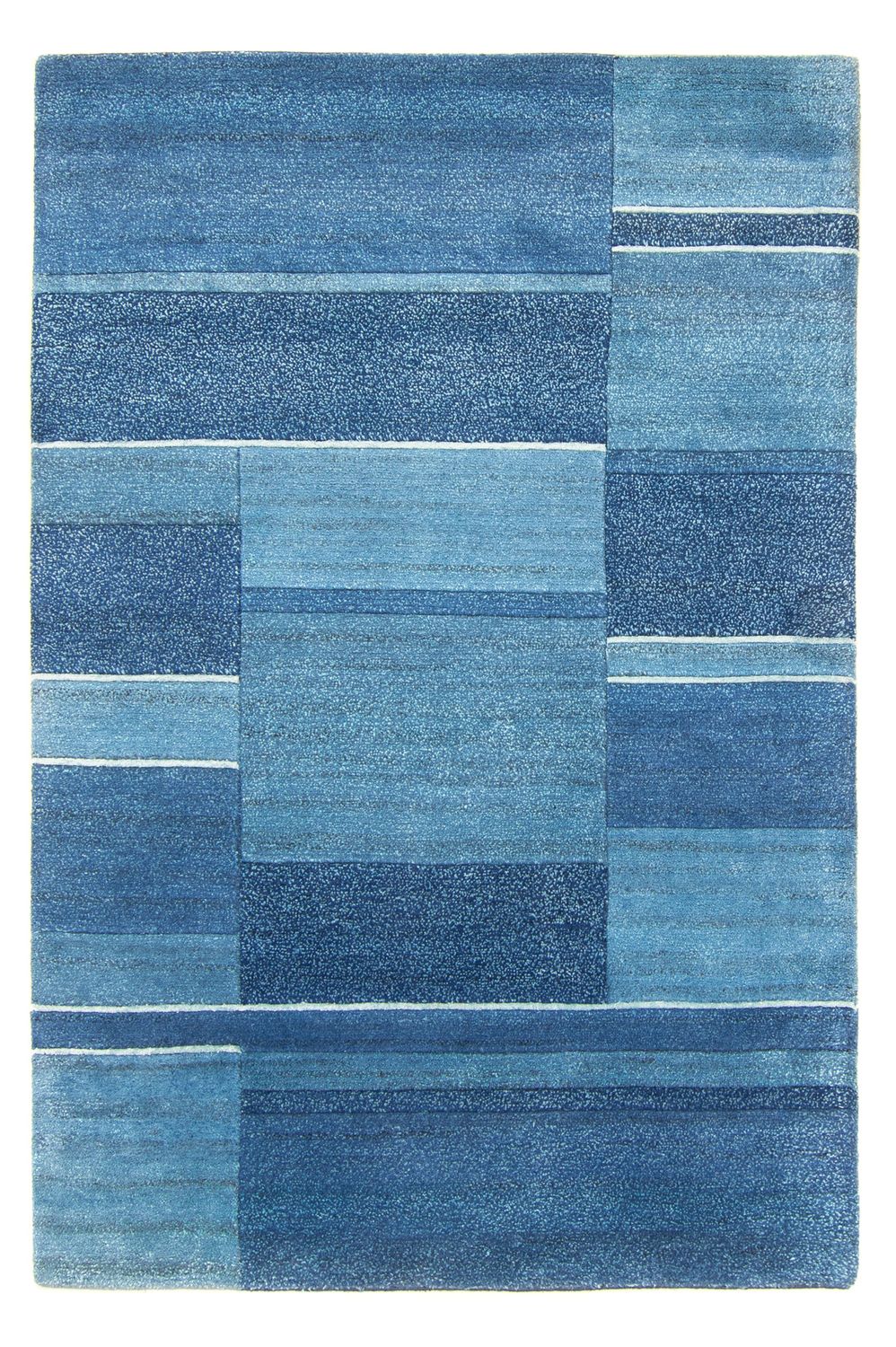 Tapis Népalais - 181 x 121 cm - bleu