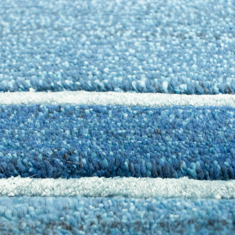 Tapis Népalais - 181 x 121 cm - bleu