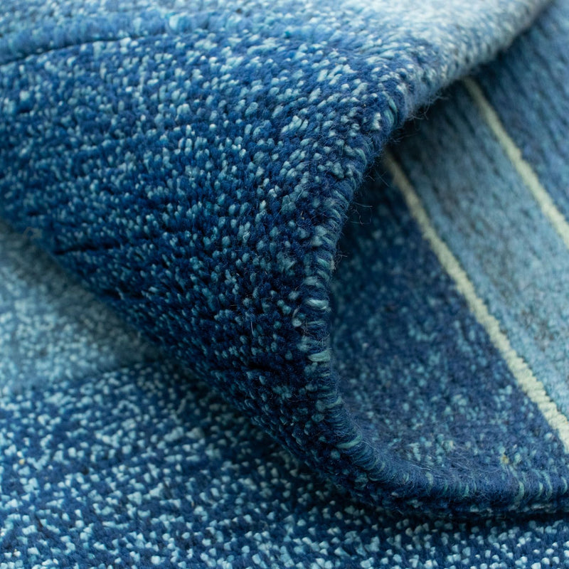 Tapis Népalais - 181 x 121 cm - bleu