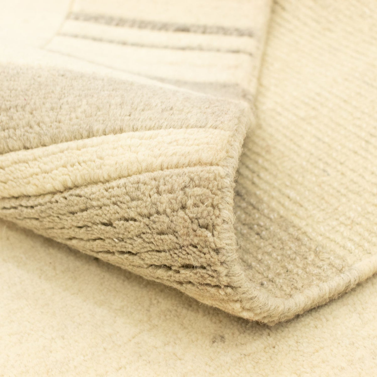 Tapis Népalais - 241 x 195 cm - naturel