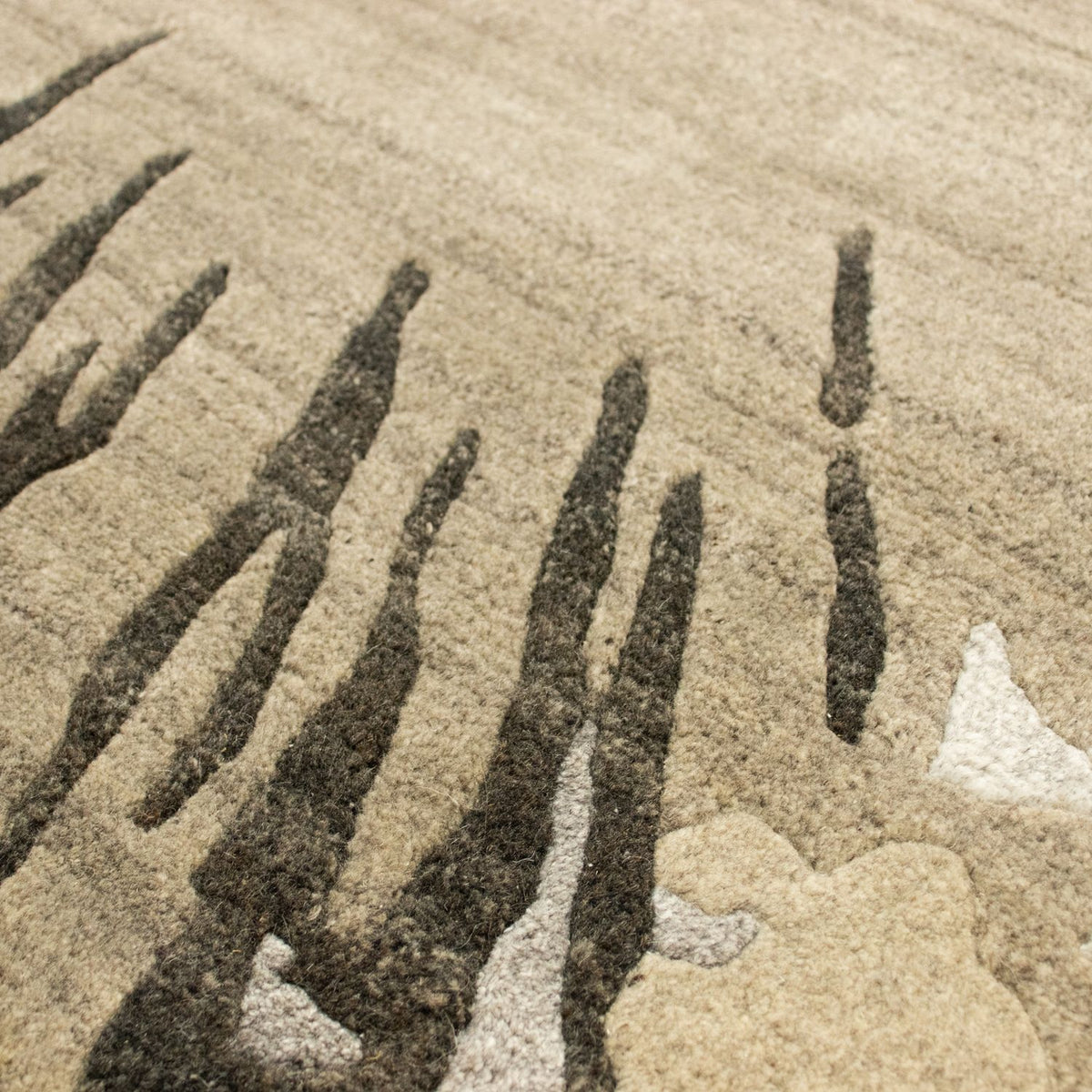 Tapis Népalais - 235 x 173 cm - naturel