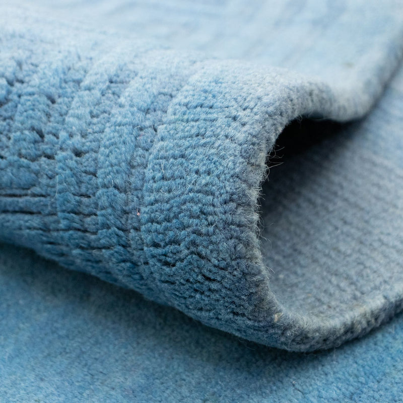 Tapis Népalais - 200 x 141 cm - bleu