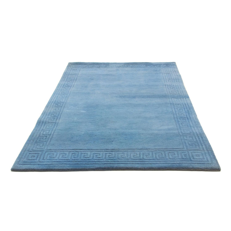 Tapis Népalais - 200 x 141 cm - bleu