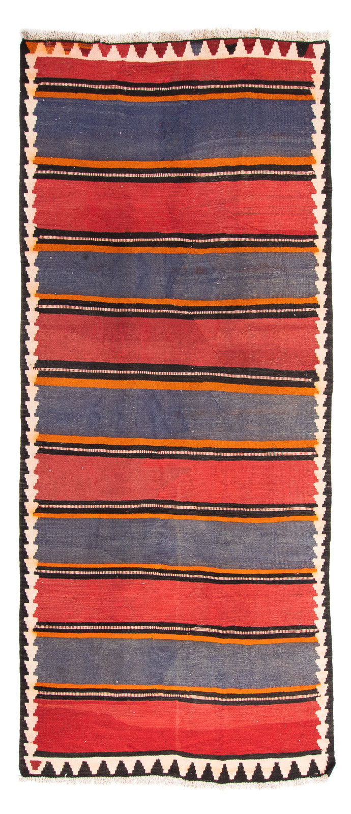 Tapis de couloir Tapis Kelim - Vieux - 290 x 130 cm - multicolore