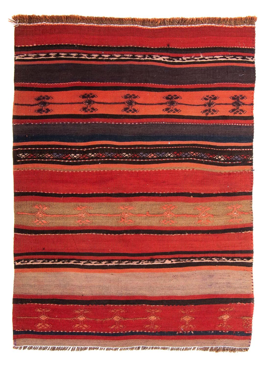 Tapis Kelim - Vieux - 120 x 85 cm - multicolore